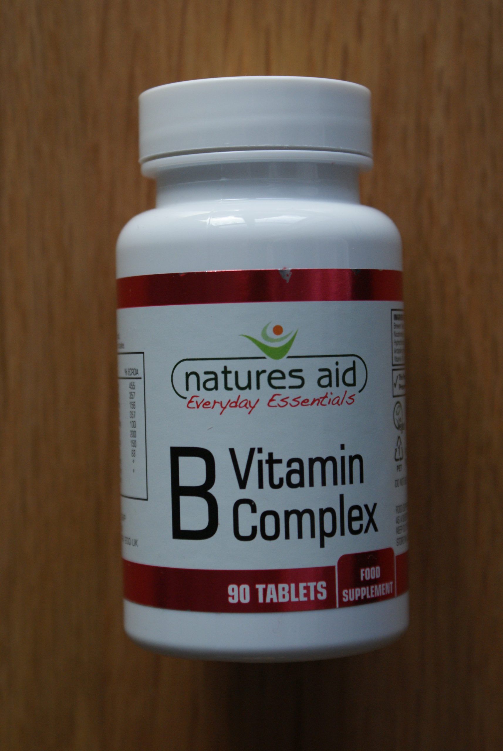 Natures Aid Vitamin B Complex 90 tablets Fine Fettle Foods
