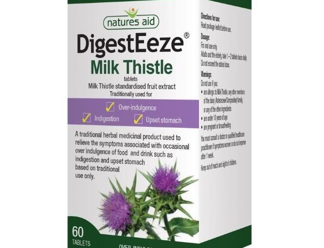 Natures Aid Milk Thistle 60 tablets