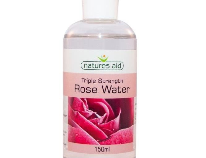 Natures Aid Triple Strength Rose Water 150ml