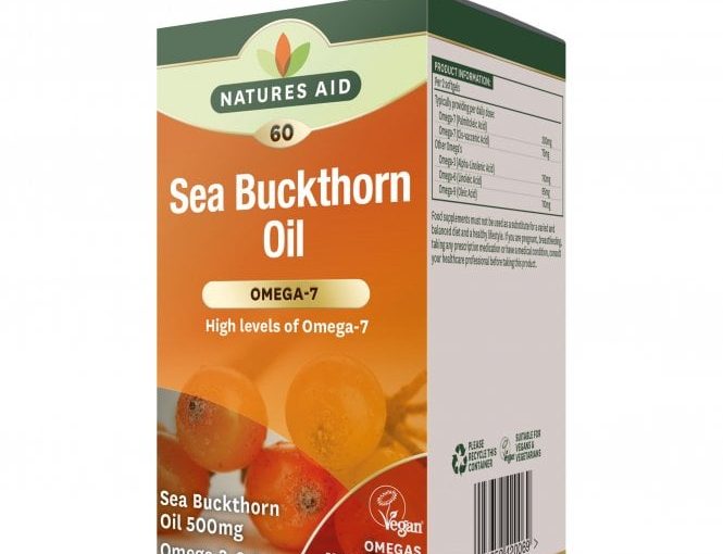 Natures Aid Sea Buckthorn Oil 500mg (Omega 3, 6, 7 & 9)