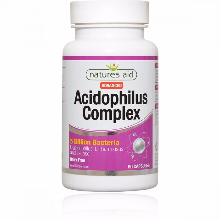 Natures Aid Acidophilus Complex 90 capsules Fine Fettle Foods