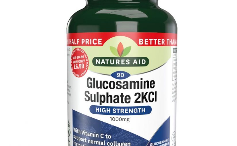 Natures Aid Glucosamine Sulphate 2KCl 1000mg (with Vitamin C) 90 tablets