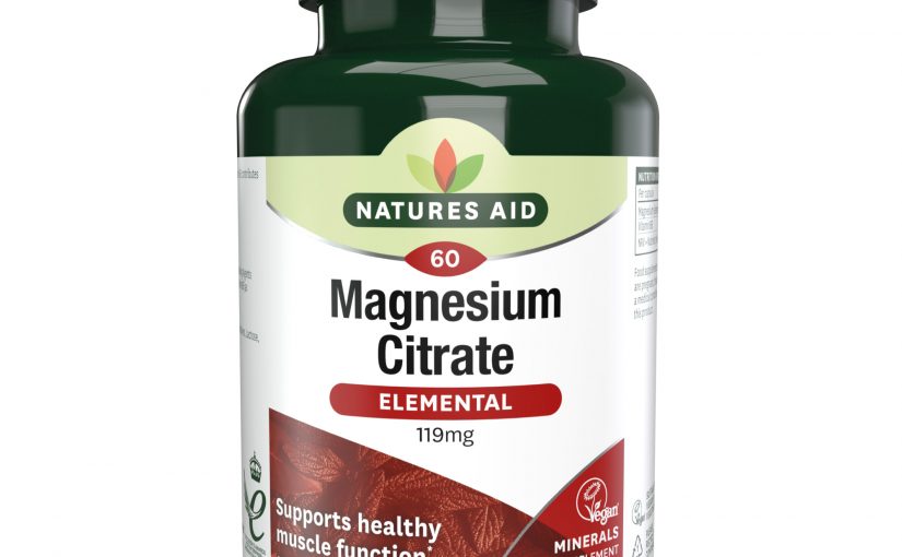 Natures Aid Magnesium Citrate 125mg 60 tablets