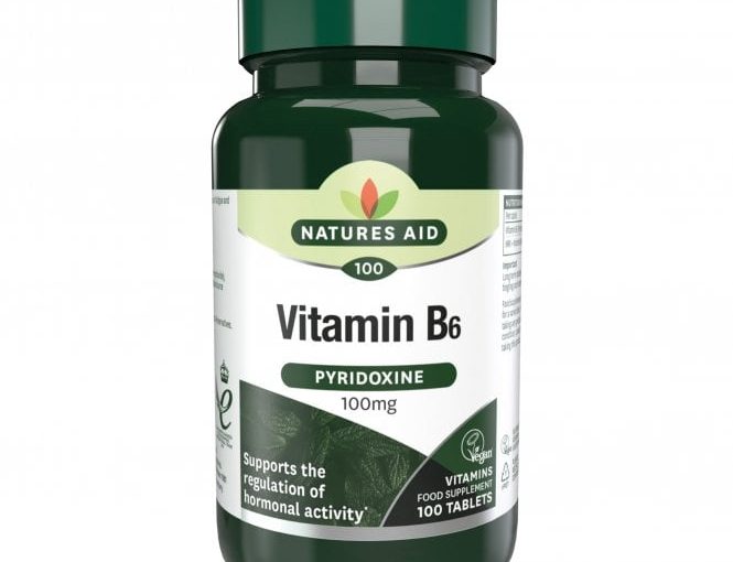 Natures Aid Vitamin B6 100mg 100 tablets