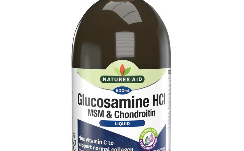 Natures Aid Glucosamine HCl, MSM & Chondroitin 500ml (Liquid)