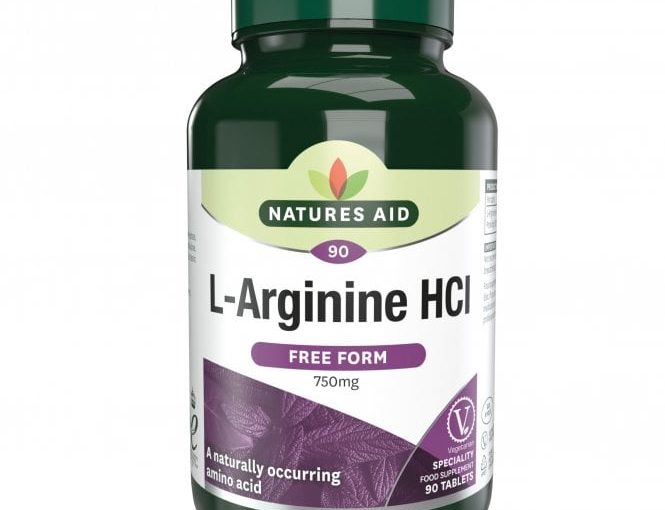 Natures Aid L-Arginine HCl 750mg 90 Tablets