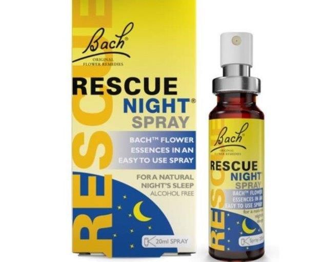 Bach Rescue Night Spray Alcohol Free 20ml Spray
