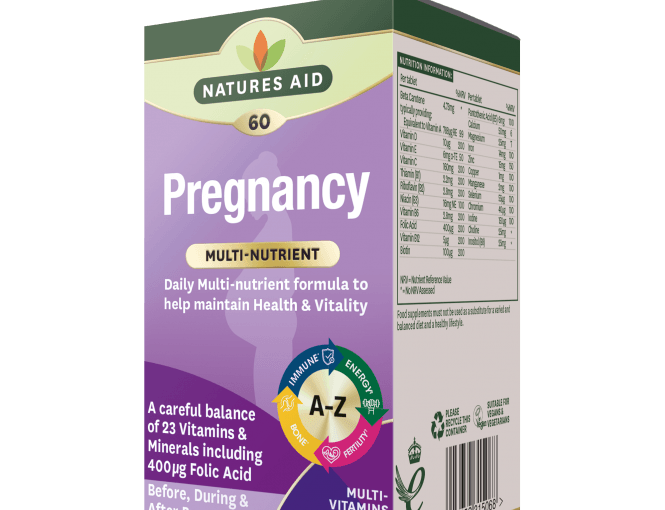 Natures Aid Pregnancy Multi-nutrient formula 60 tablets