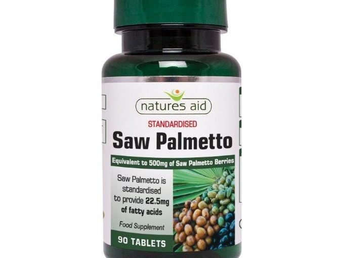 Natures Aid Saw Palmetto 500mg