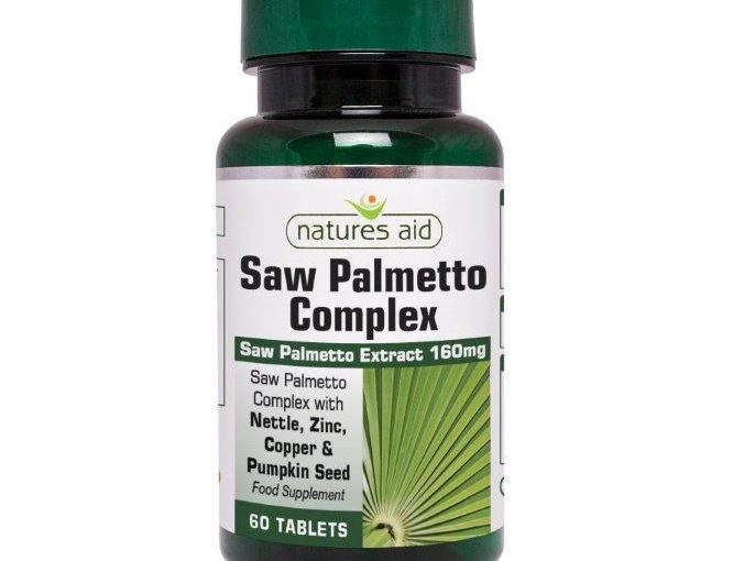 Natures Aid Saw Palmetto Complex 160mg