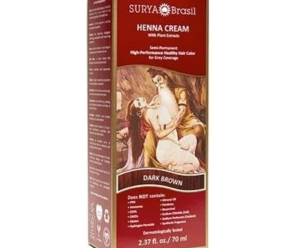 Surya Brasil Dark Brown Henna Cream 2.31 fl.oz/70ml