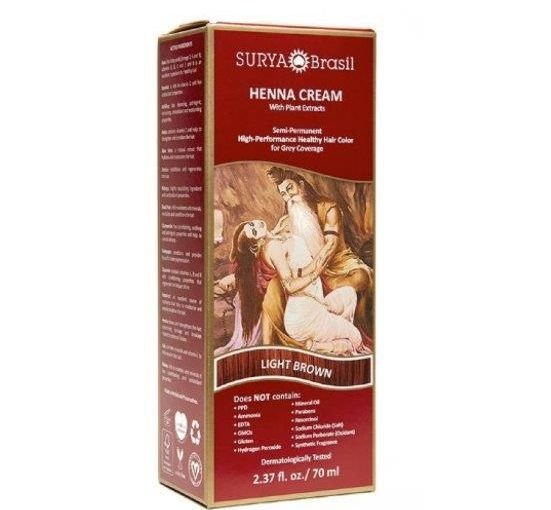 Surya Brasil Light Brown Henna Cream 2.31fl.oz/70ml
