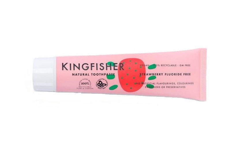 Kingfisher Strawberry Toothpaste Fluoride Free 100ml