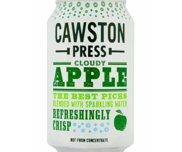 Cawston Press Cloudy Apple Juice Can 330ml