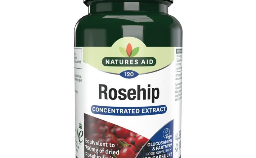 Natures Aid Rosehip 750mg 120 Capsules