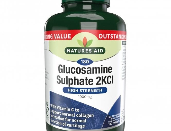 Natures Aid Glucosamine Sulphate 1000mg 180 tablets