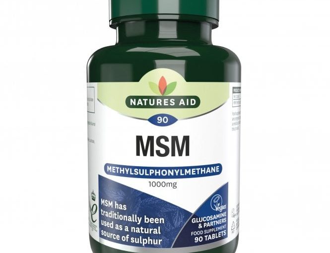 Natures Aid MSM Methylsulphonylmethane 1000mg 90 tablets