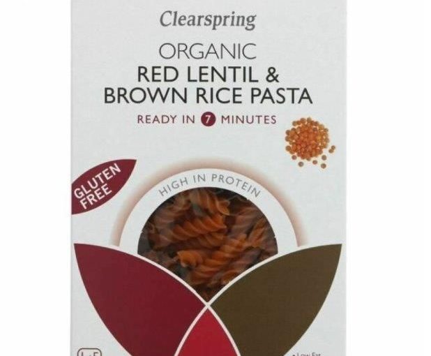 Clearspring Organic Red Lentil & Brown Rice Pasta 250g