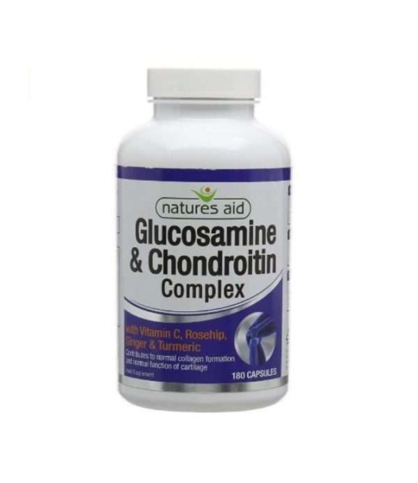 Natures Aid Glucosamine & Chondroitin Complex with Vit C, Rosehip
