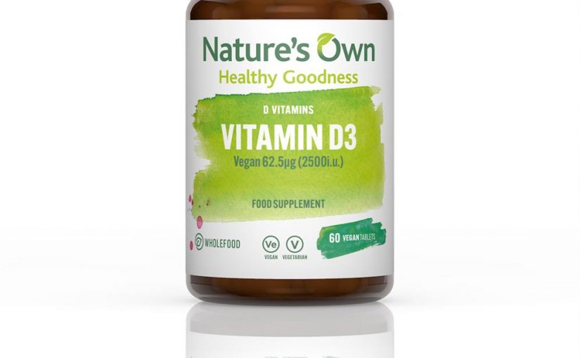 Natures Own Vitamin D3 62.5ug (2500IU) from Lichen (Vegan)