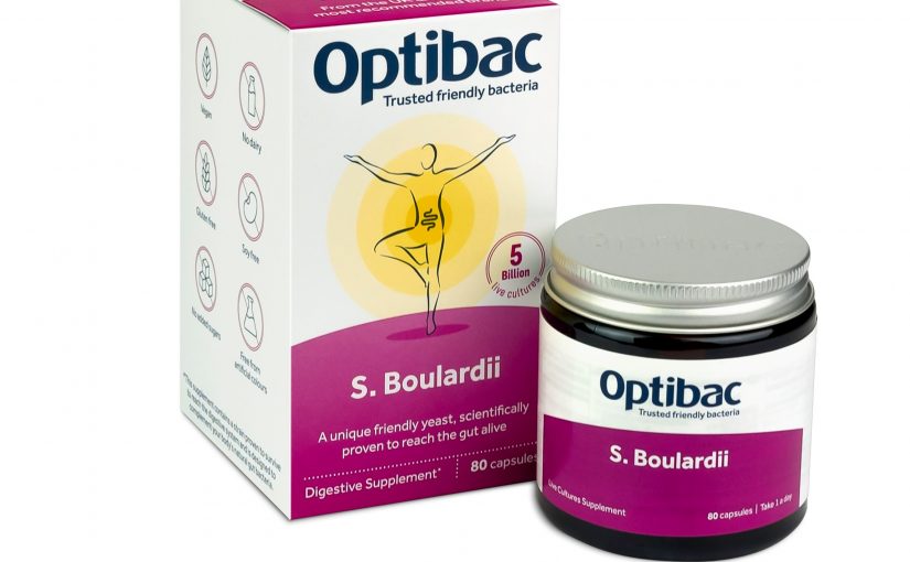 OptiBac Probiotics Saccharomyces boulardii 80 Capsules