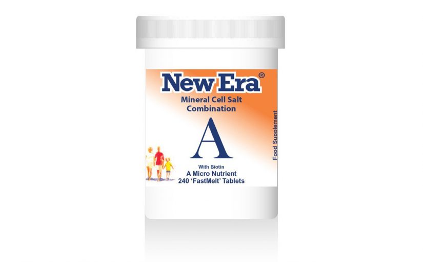 New Era Mineral Tissue Salt Combination A 240 ‘FastMelt’ Tablets