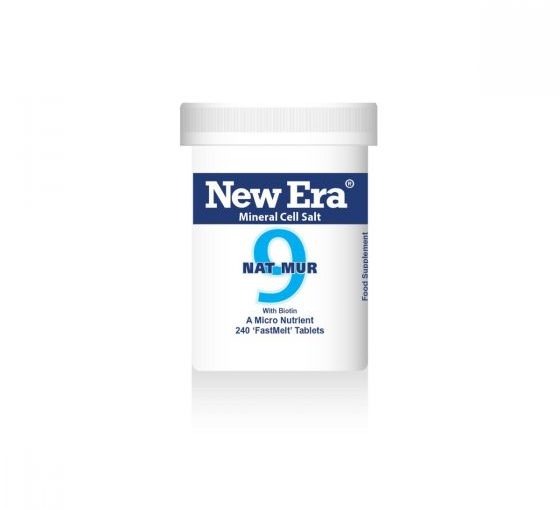 New Era Mineral Tissue Salt No. 9 Nat. Mur. (Sodium Chloride) 240 ‘FastMelt’ Tablets