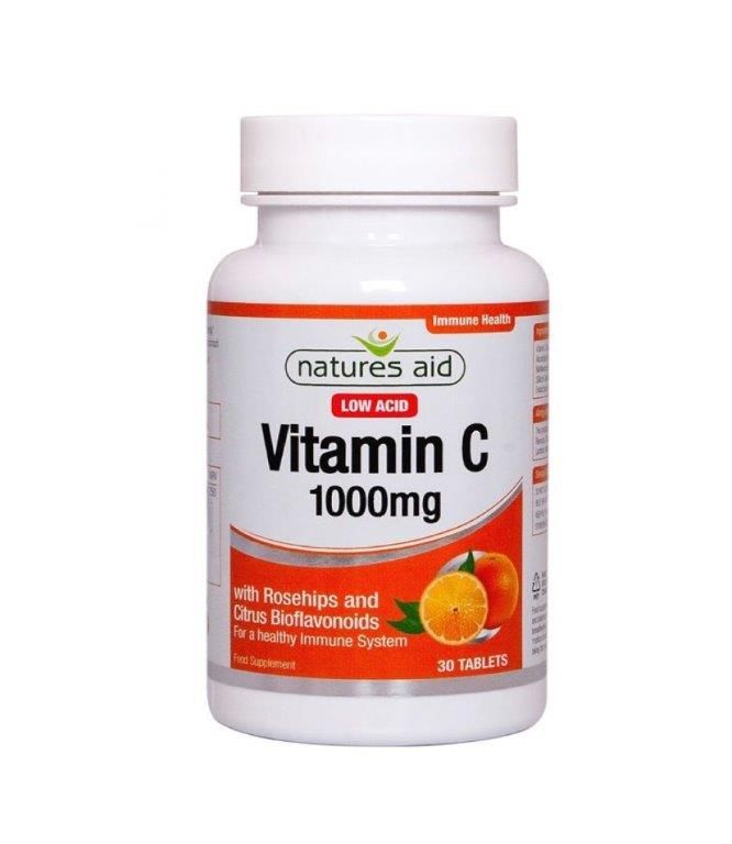 Natures Aid Vitamin C 1000mg 30 Tablets Low Acid Fine Fettle Foods Natures Aid Vitamin C 1000mg 30 Tablets Low Acid Fine Fettle Foods