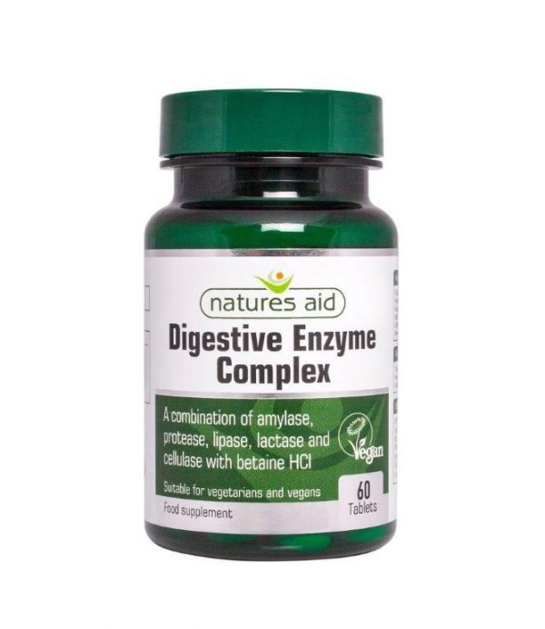 Natures Aid Digestive Enzyme Complex 60 Tablets Fine Fettle Foods