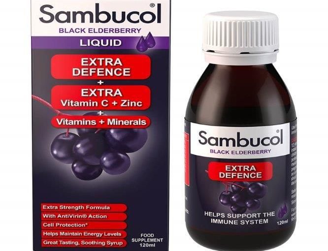 Sambucol Black Elderberry Liquid Extra Defence 120ml