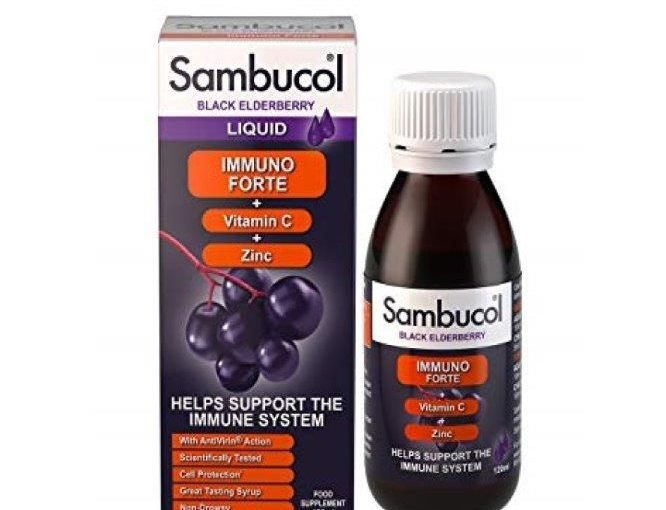 Sambucol Black Elderberry Liquid Immuno Forte 120ml