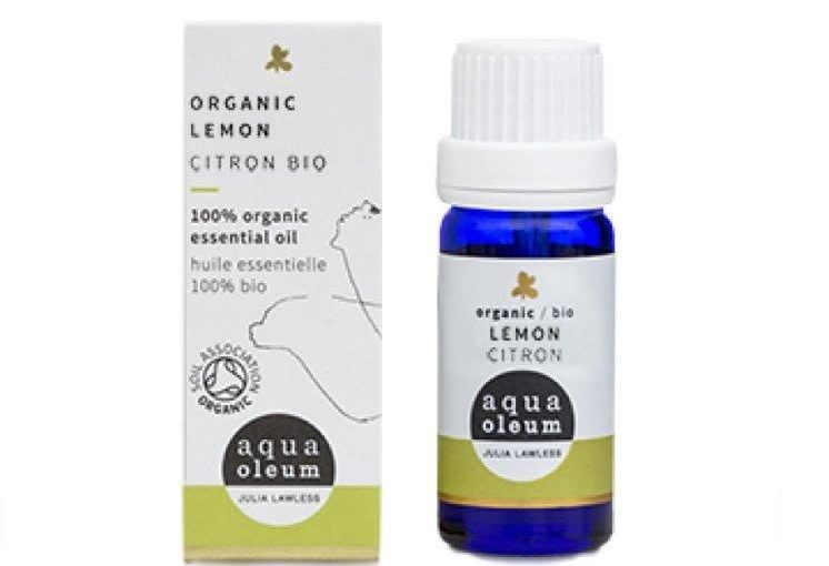Aqua Oleum Organic Lemon Essential Oil 10ml