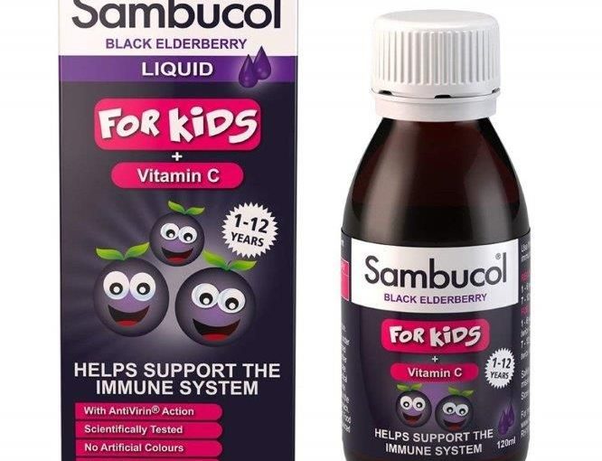 Sambucol Black Elderberry Liquid For Kids 120ml
