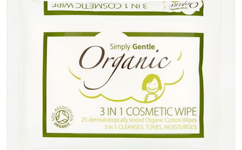 Simply Gentle Organic 3 in 1 Cosmetic Wipes (25)