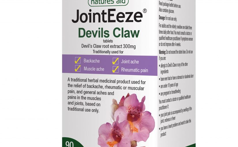 Natures Aid JointEeze – Devil’s Claw 300mg 90 film-coated tablets