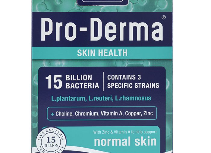 Natures Aid Pro-Derma Skin Health (15 Billion Bacteria) 60 Caps