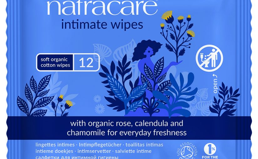Natracare Organic Cotton Intimate Wipes x 12