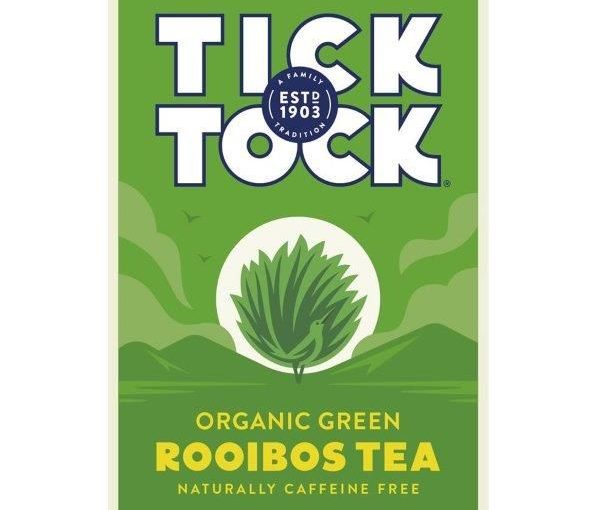 Tick Tock Organic Rooibos Green Tea (40 Bags)