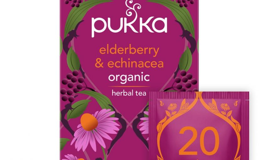 Pukka Organic Elderberry and Echinacea Tea (20 sachets)
