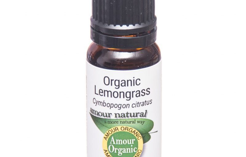 Amour Natural Organic Lemongrass Essential Oil 10ml