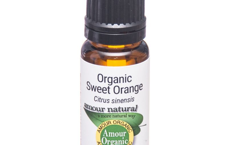 Amour Natural Organic Sweet Orange Essential Oil 10ml