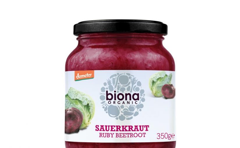 Biona Organic Sauerkraut Ruby Beetroot 350g