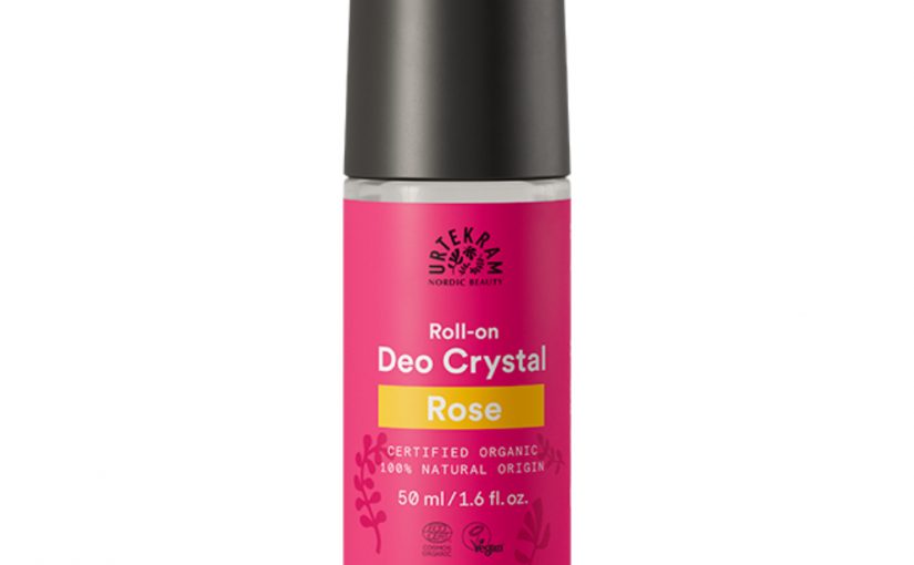 Urtekram Organic Crystal Deodorant Roll On Rose 50ml