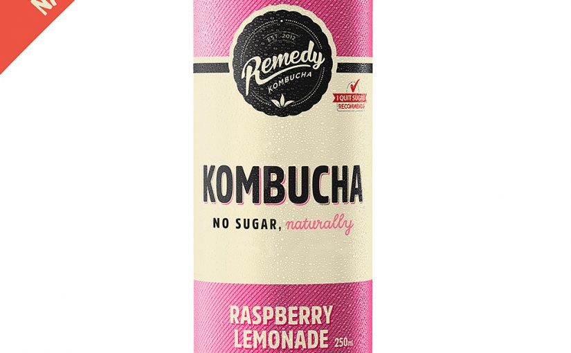 Remedy Kombucha Raspberry Lemonade 250ml