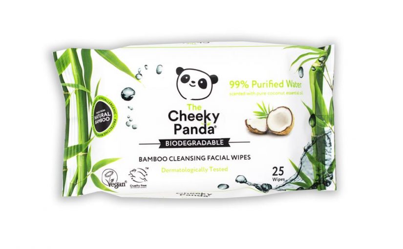 The Cheeky Panda 100% Bamboo Facial Cleansing Wipes Coconut (25 Wipes)