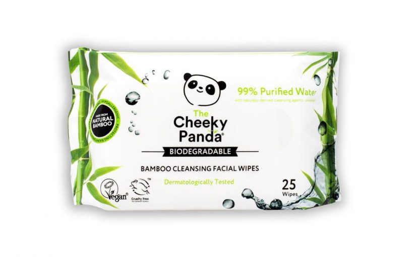 The Cheeky Panda 100% Bamboo Facial Cleansing Wipes Unscented (25 Wipes)