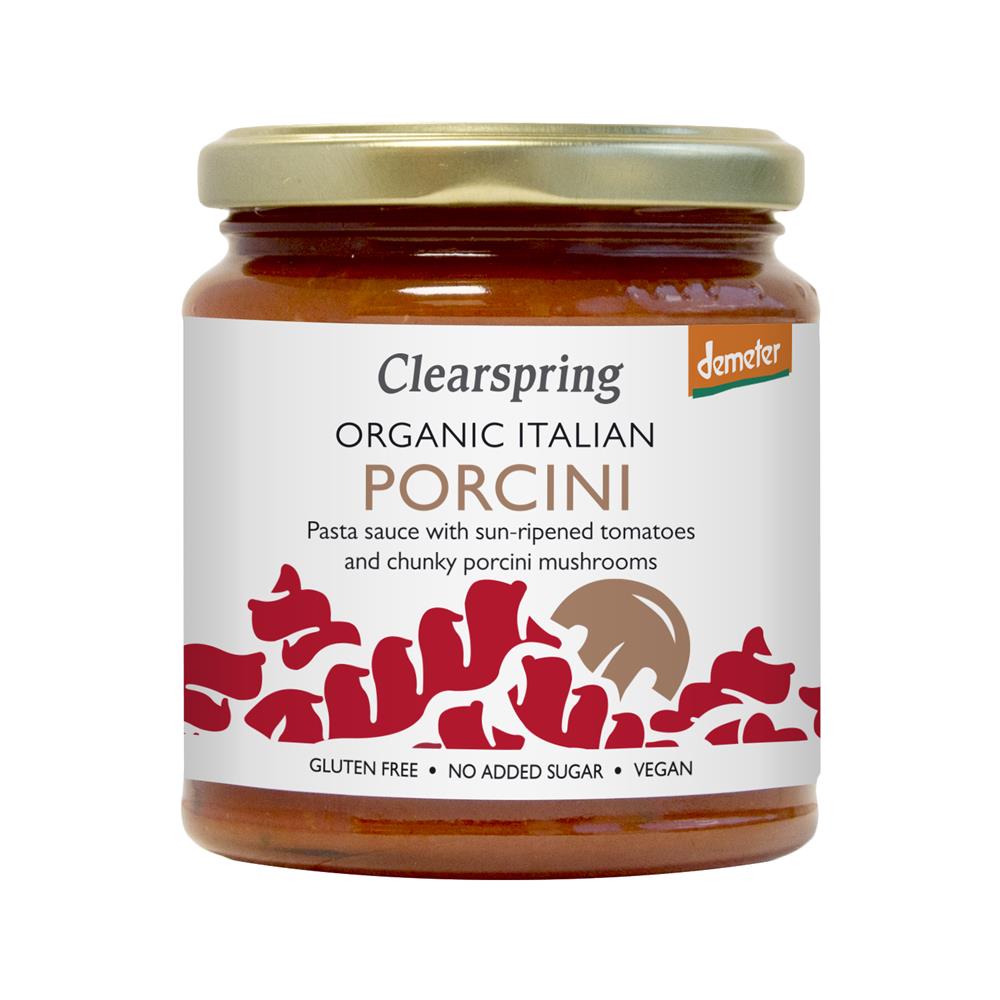 Clearspring Organic Porcini Pasta Sauce 300g Fine Fettle Foods