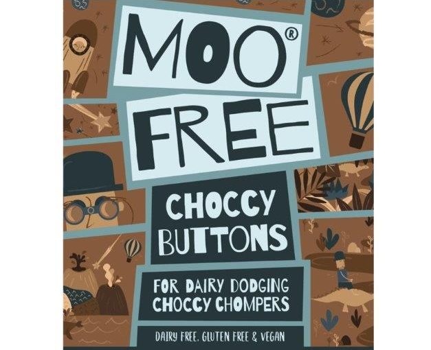 Moo Free Chocolate Buttons 25g