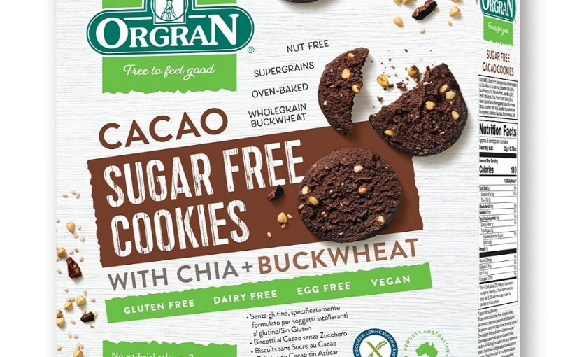 Orgran Sugar Free Cacao Cookies 130g