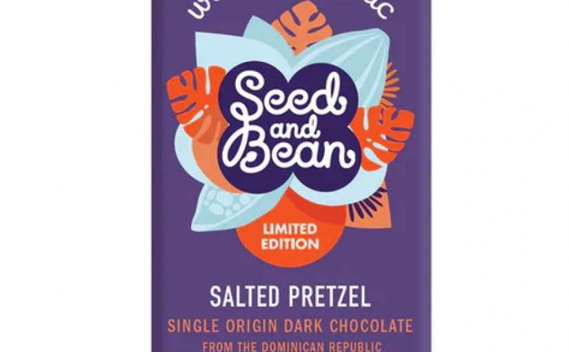 Seed and Bean Salted Pretzel Chocolate 58% 80g